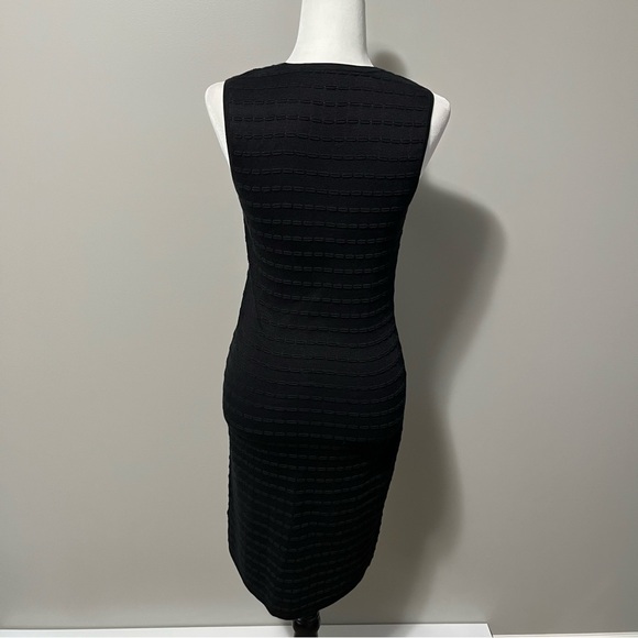 Brooks Brothers Black Knit Sleeveless Bodycon Dress - Picture 7 of 11